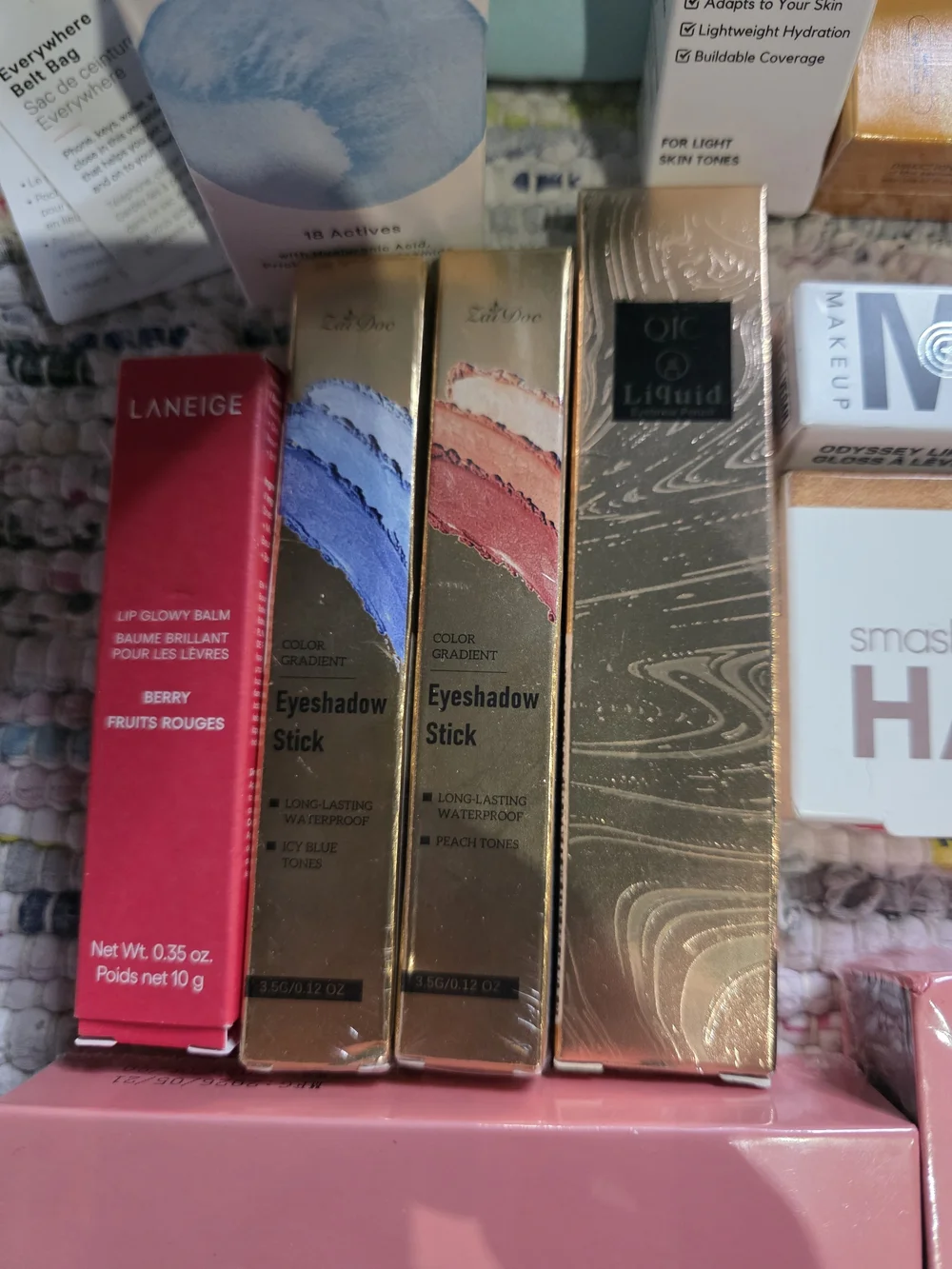 Make Up/skin Care W/lululemon Bag